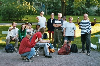 Lenskiduppelin potretti Leninin puistosta 2004