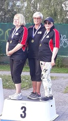 Kuvassa Kirsi Aalto, Tuula Ahonen ja Marita Railio (oikealta vasemmalle). (Kuva: Ilkka Railio)